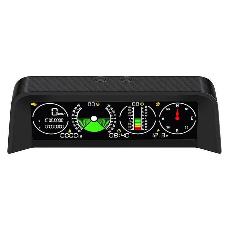 Car Inclinometer for Off-Road Driving Digital GPS Speedometer HUD, Multi-Func... Car Inclinometer for Off-Road Driving Digital GPS Speedometer HUD, Multi-Func...