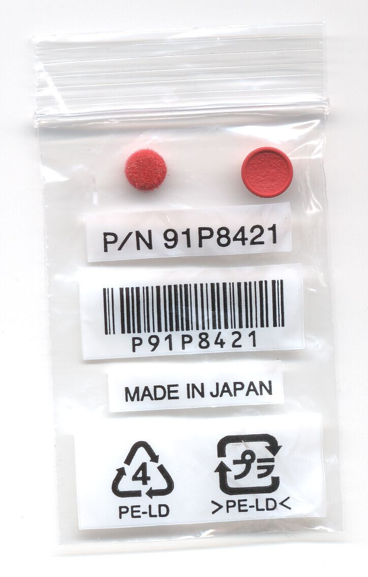 1 New Bag Genuine IBM / Lenovo ThinkPad TrackPoint Pointer Tips P/N 91P8421 1 New Bag Genuine IBM / Lenovo ThinkPad TrackPoint Pointer Tips P/N 91P8421