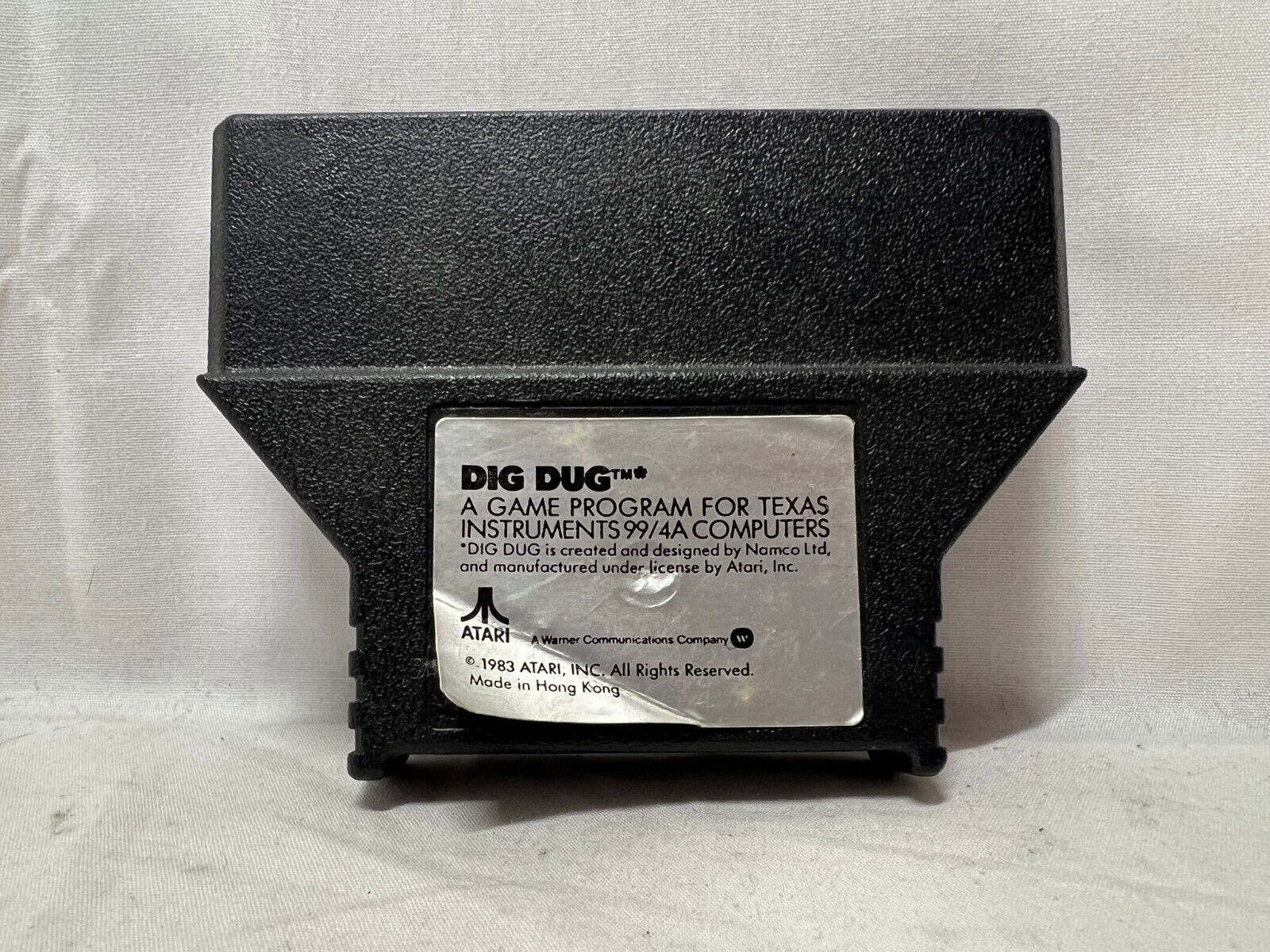 Dig Dug Game Cartridge Atari TI99/4A TI-99/4A UNTESTED/AS IS