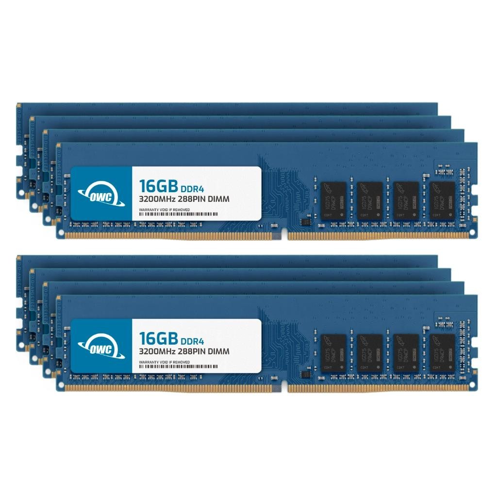 OWC 128GB (8x16GB) DDR4 3200MHz 1Rx8 Non-ECC UDIMM 288pin Memory RAM