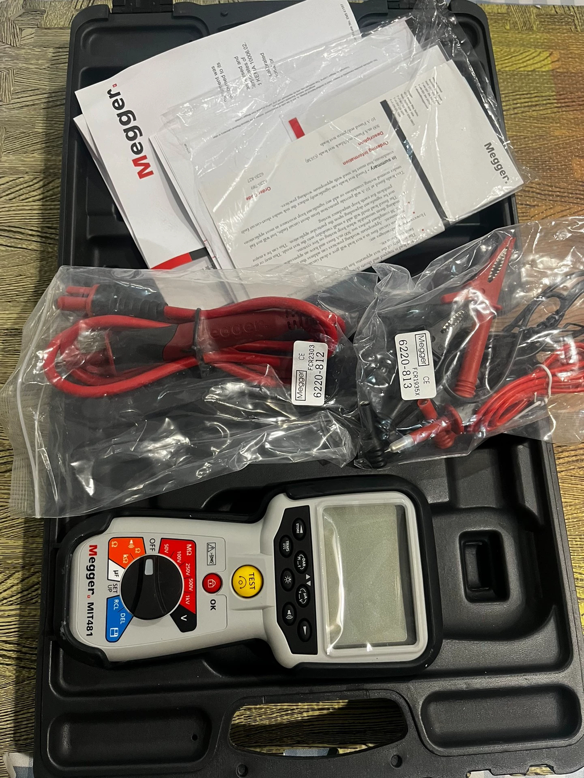 1pcs MIT481/2 Insulation resistance tester Brand New By FedEx or DHL 1pcs MIT481/2 Insulation resistance tester Brand New By FedEx or DHL
