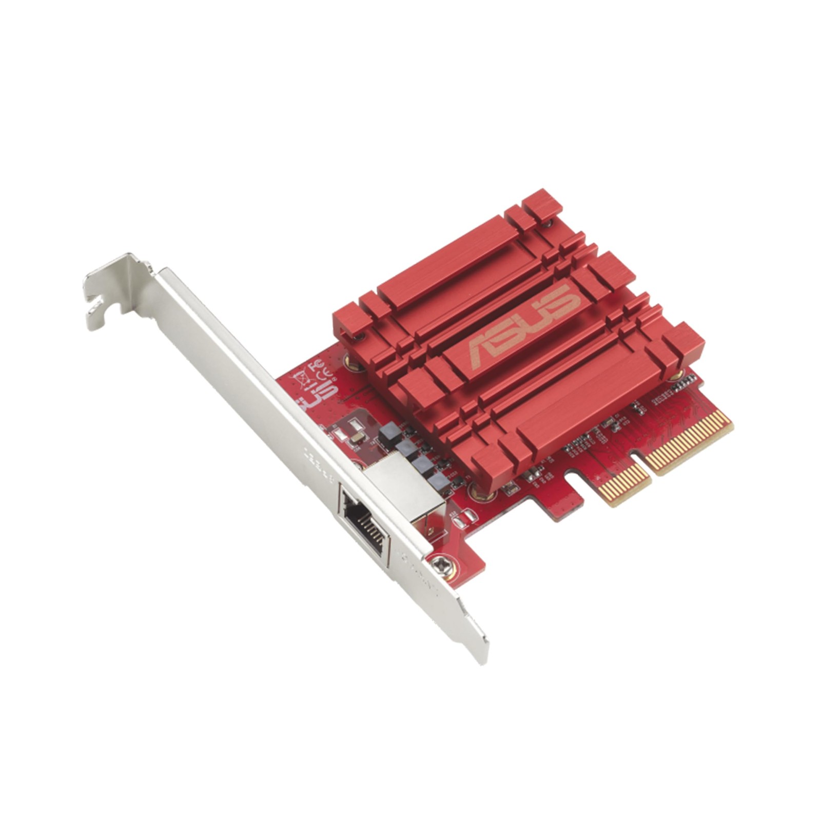 ASUS XG-C100C 10G Network Adapter PCI-E x4 Card with Single RJ-45 1.90, Clear ASUS XG-C100C 10G Network Adapter PCI-E x4 Card with Single RJ-45 1.90, Clear