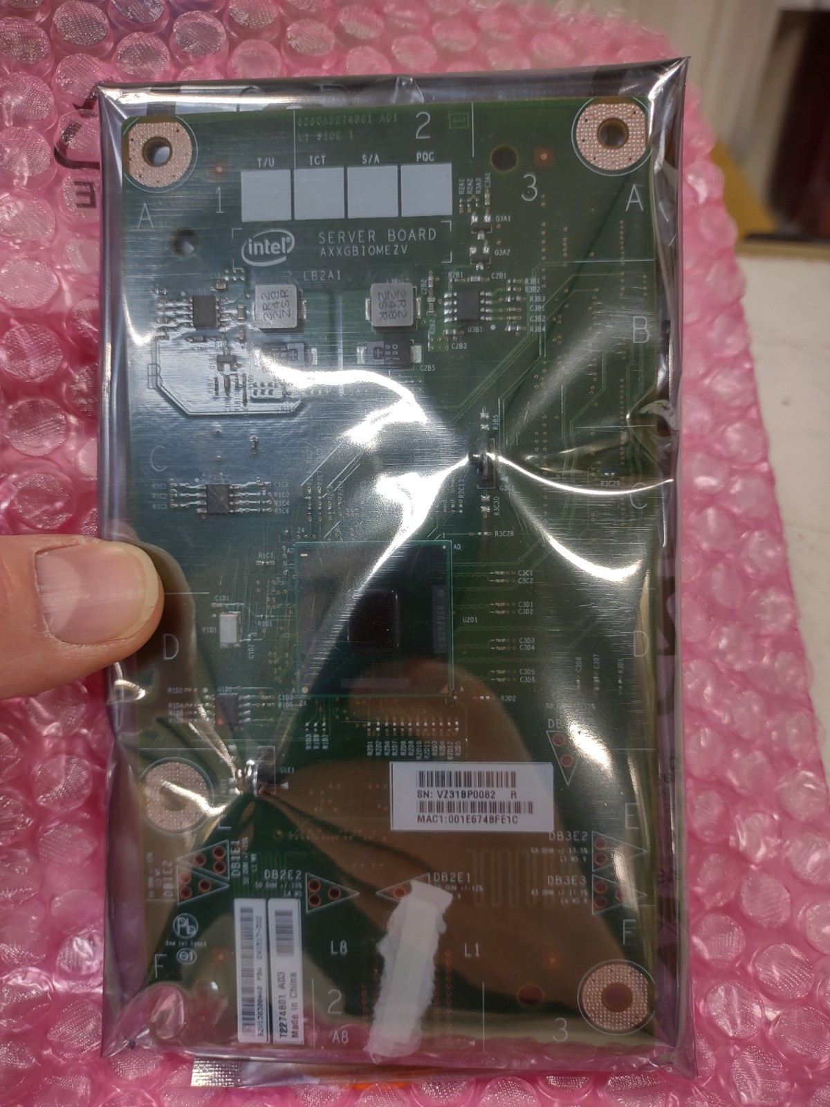 INTEL DUAL CHANNEL GIGABIT MEZZANINE CARD, AXXGBIOMEZV INTEL DUAL CHANNEL GIGABIT MEZZANINE CARD, AXXGBIOMEZV