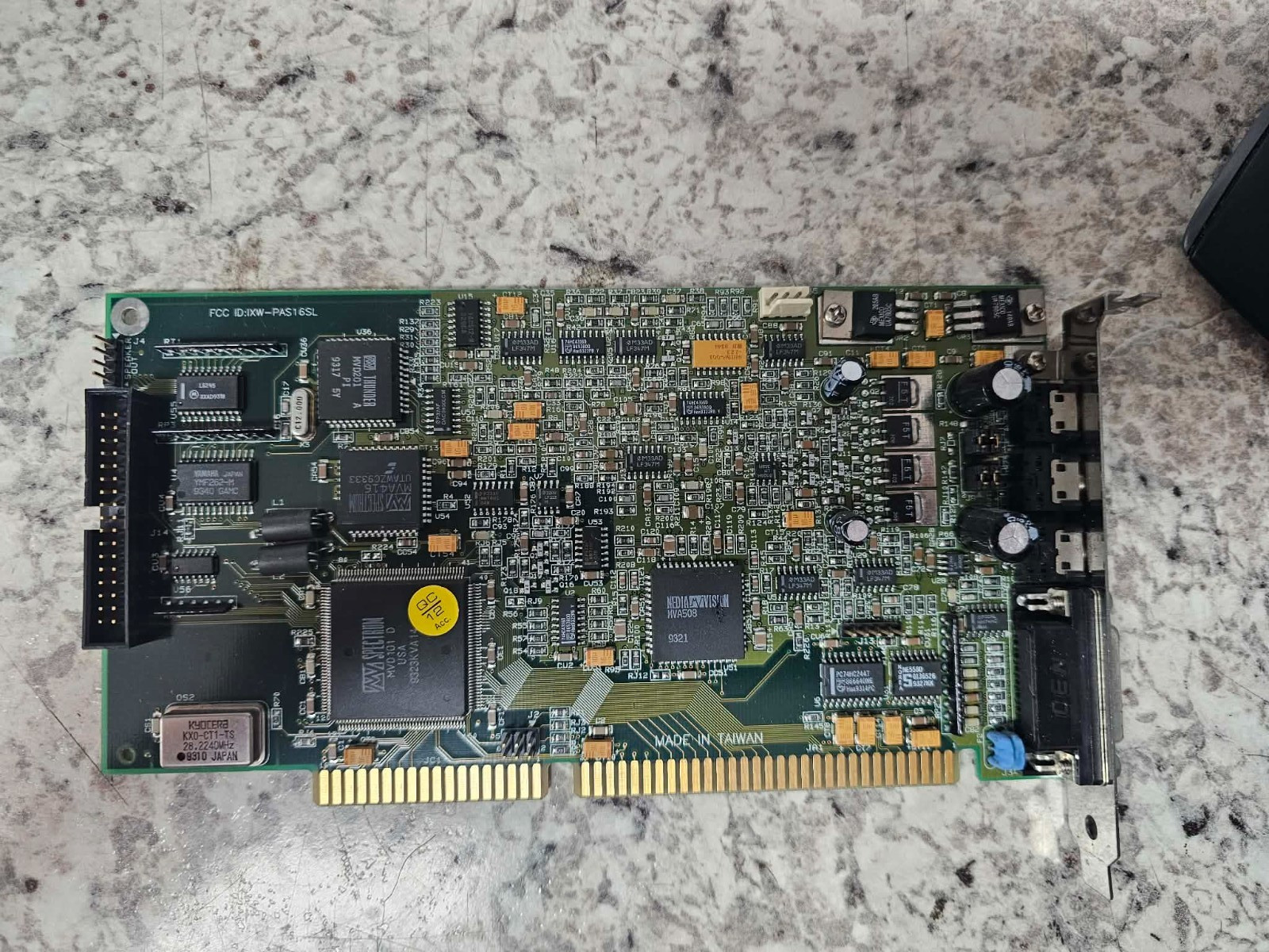 Vintage Retro Gaming MediaVision Pro Audio Spectrum 16 PAS16 Tested Clean ISA Vintage Retro Gaming MediaVision Pro Audio Spectrum 16 PAS16 Tested Clean ISA