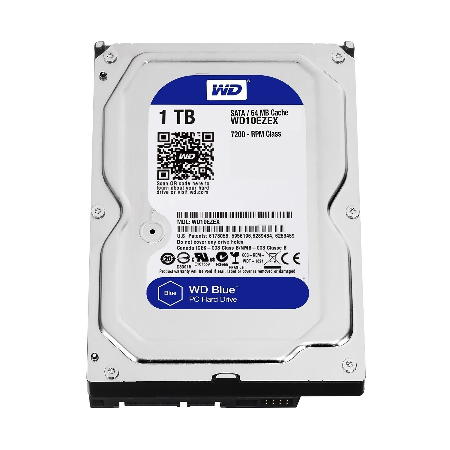Western Digital(WD) BLUE Deskptop 1TB( 1Terabyte) 3.5