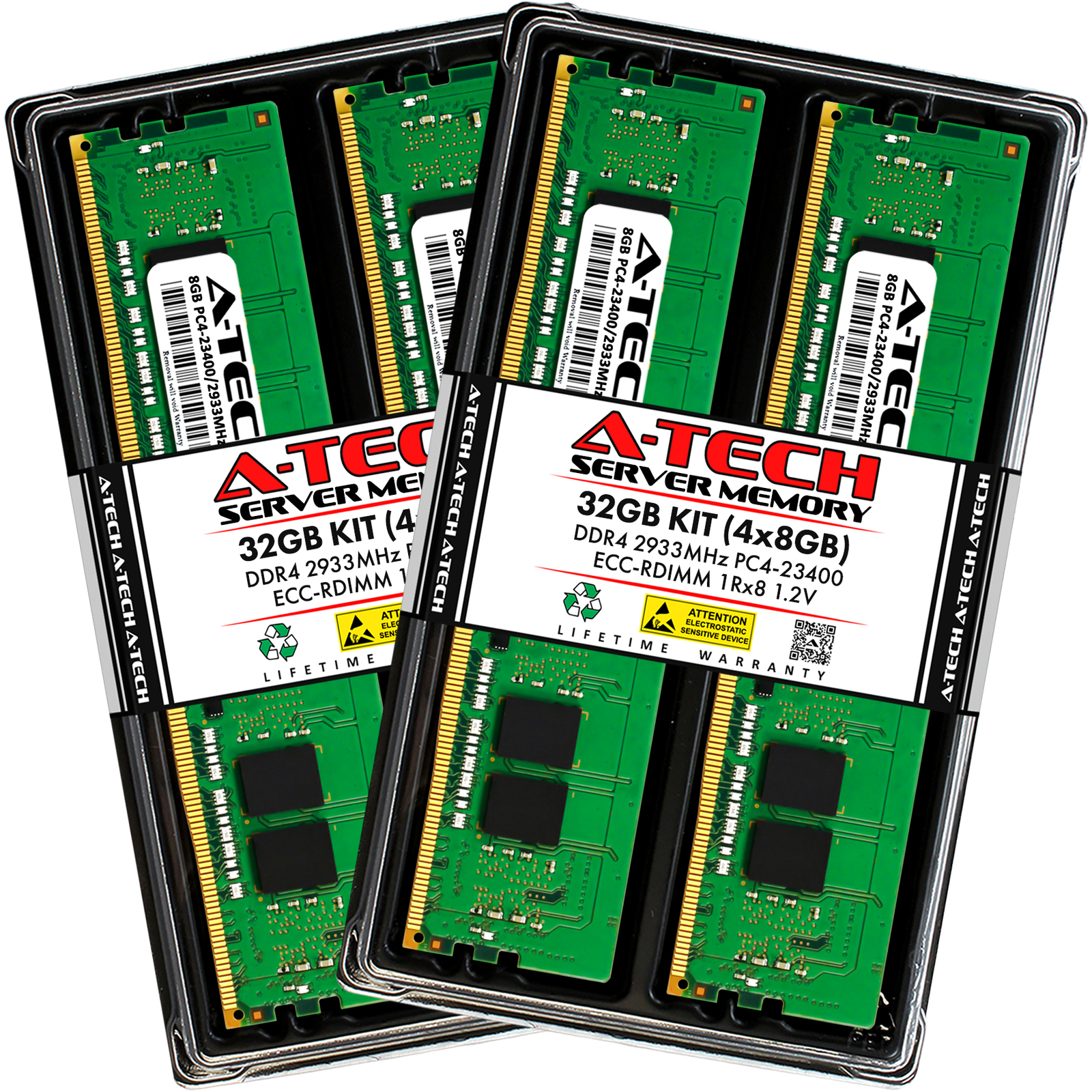 32GB 4x 8GB PC4-2933 RDIMM Supermicro E300-12D-4CN6P E300-12D-8CN6P Memory RAM 32GB 4x 8GB PC4-2933 RDIMM Supermicro E300-12D-4CN6P E300-12D-8CN6P Memory RAM