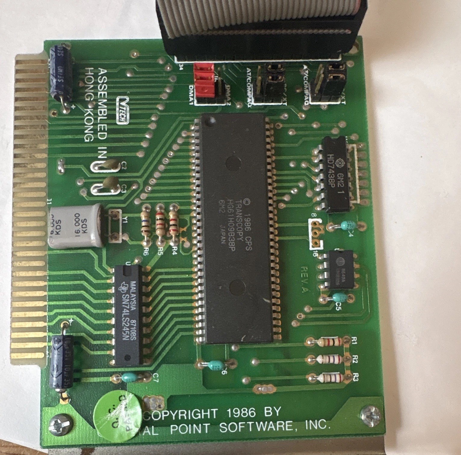 Vintage Central Point Software Copy II PC Option Board 8-Bit ISA VTech Card HK. Vintage Central Point Software Copy II PC Option Board 8-Bit ISA VTech Card HK.