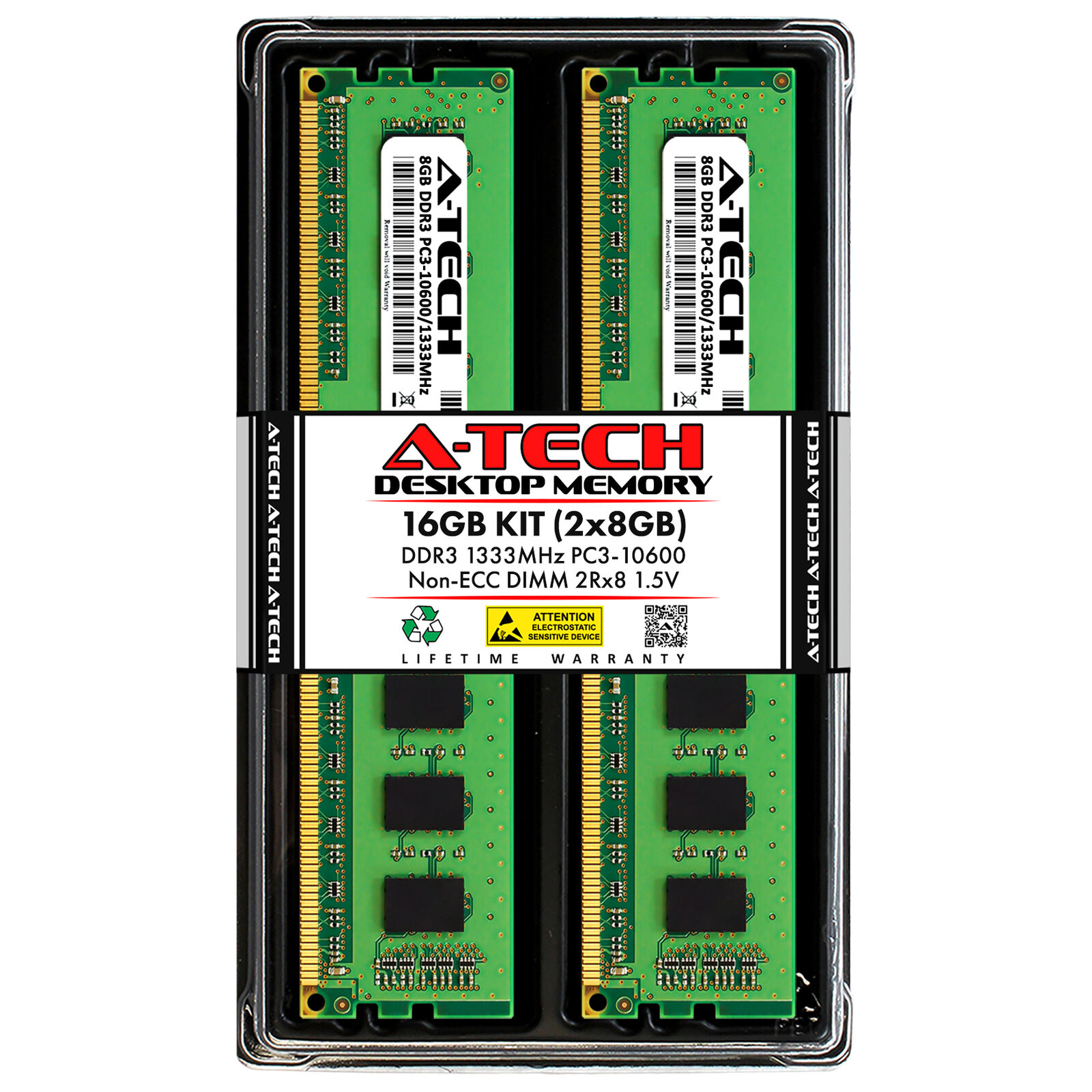 16GB 2x8GB PC3-10600U Intel Dq77Mk A66 DZ77SL-50K Dz68Zv Mainboard Memory RAM
