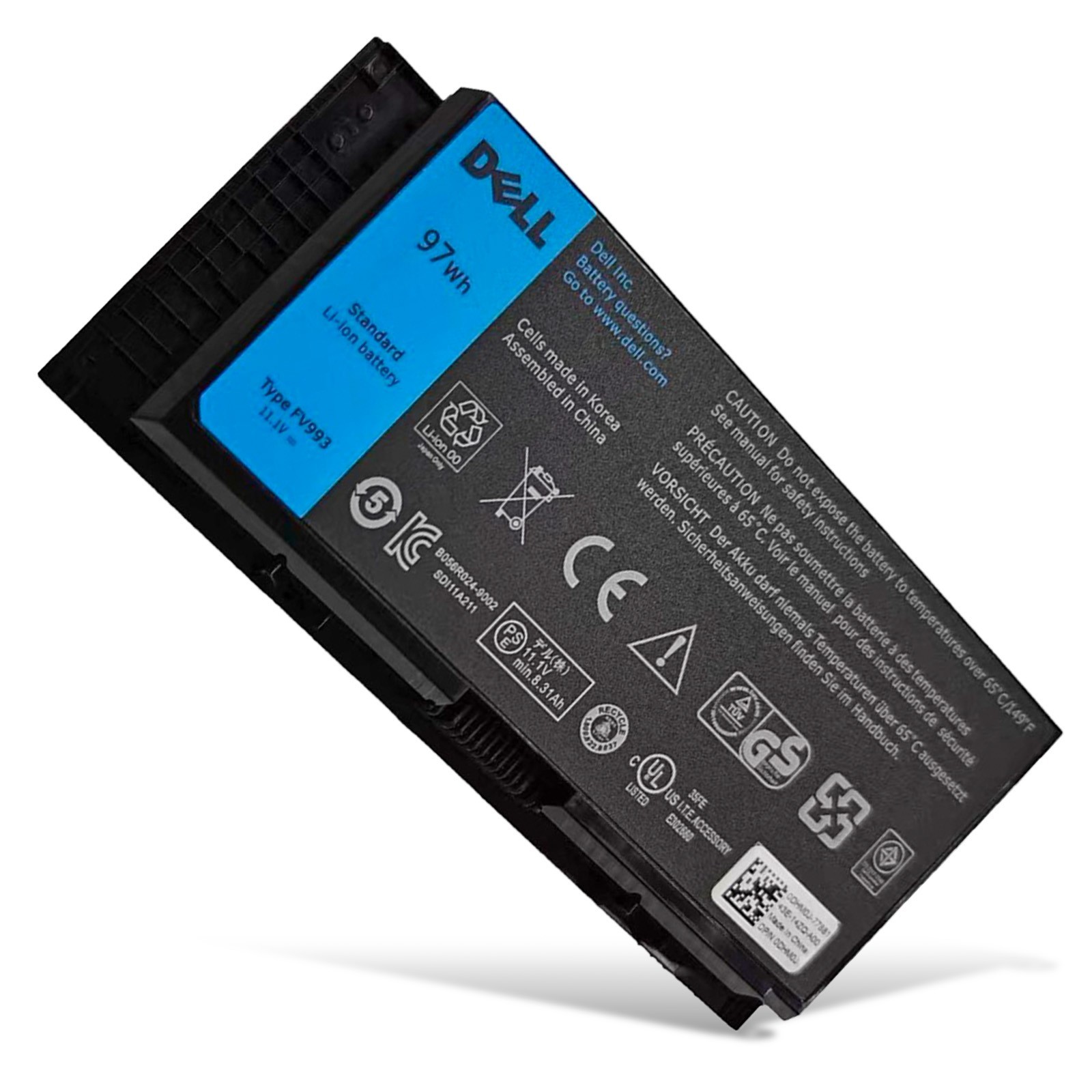 OEM Genuine FV993 M6600 Battery for Dell Precision M4800 M4600 M6800 FJJ4W 97wh OEM Genuine FV993 M6600 Battery for Dell Precision M4800 M4600 M6800 FJJ4W 97wh