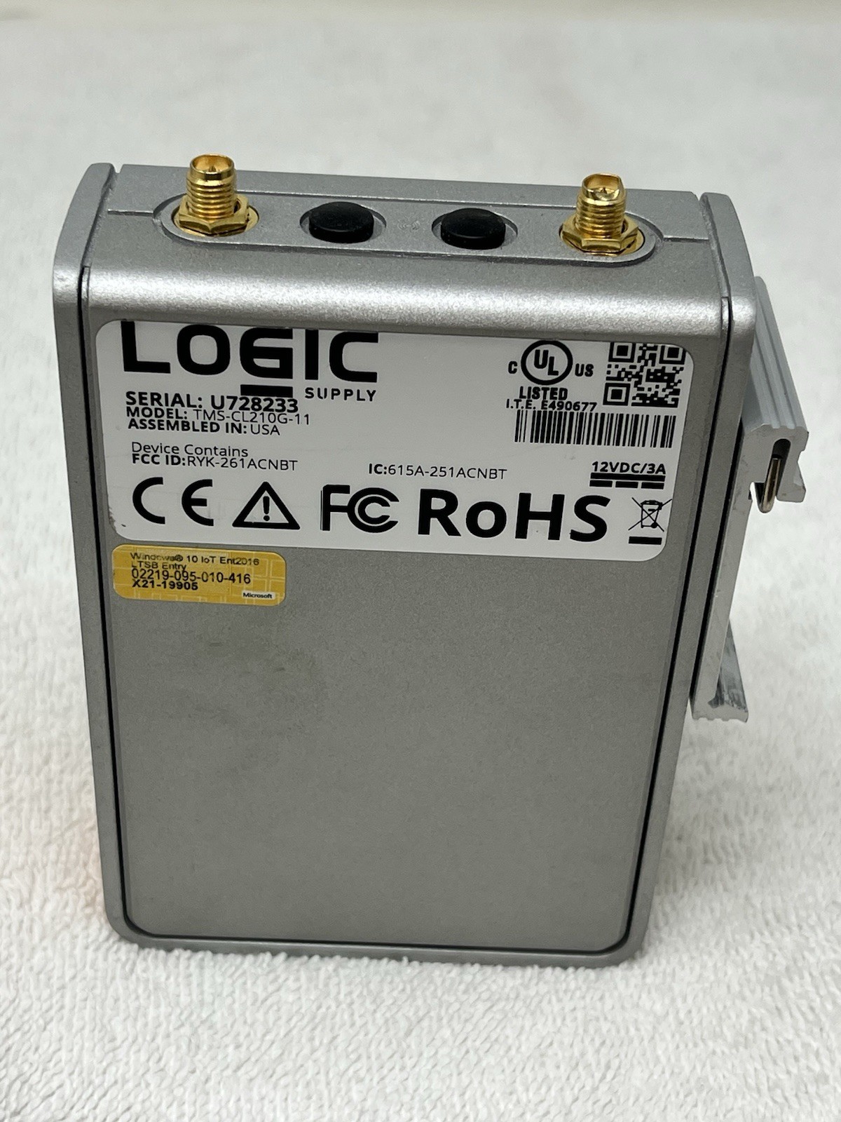 Logic Supply TMS-CL210G-1.1 Industrial Computer ,Untested Logic Supply TMS-CL210G-1.1 Industrial Computer ,Untested