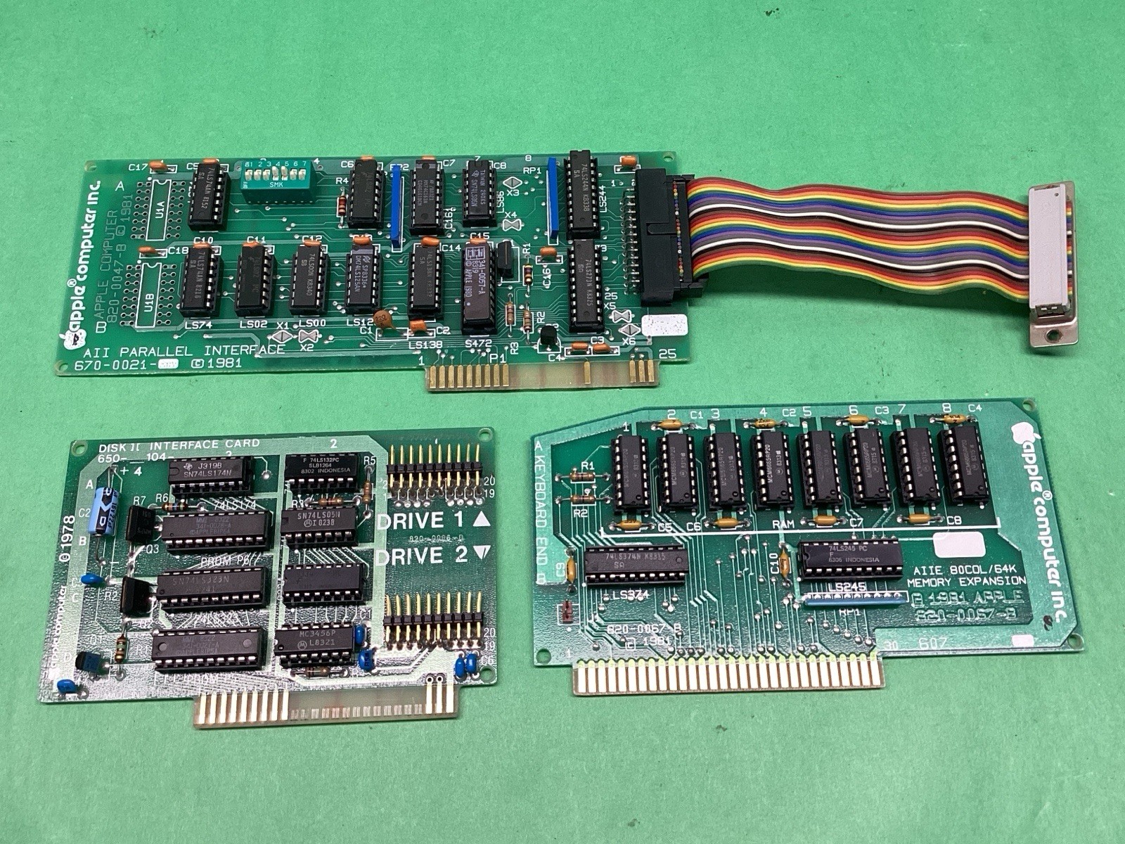 x3 Apple II IIe Various Expansion Cards - UNTESTED - LOT OF 3 x3 Apple II IIe Various Expansion Cards - UNTESTED - LOT OF 3