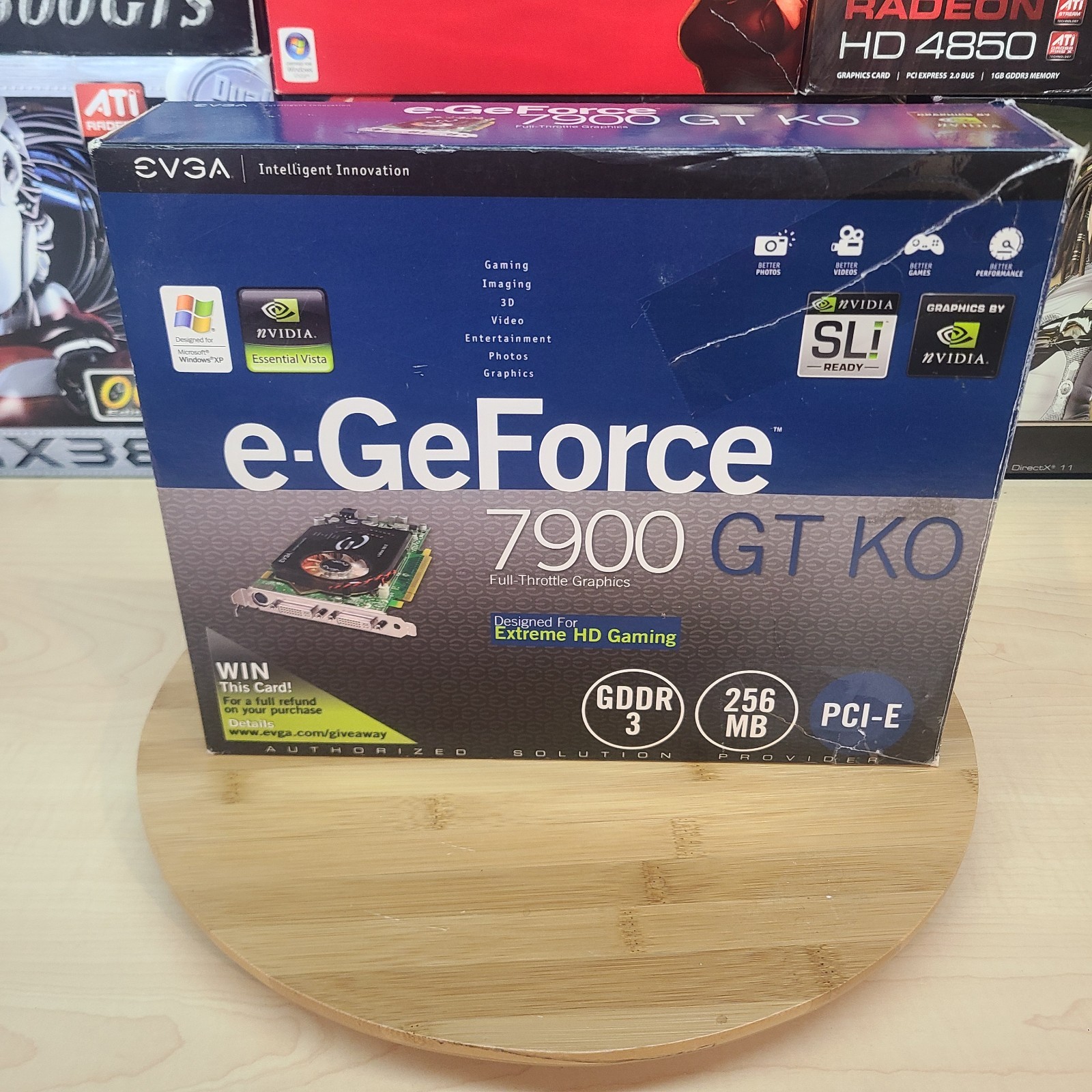 EVGA e-GeForce 7900 GT KO 256MB PCIE Graphics Card TESTED EVGA e-GeForce 7900 GT KO 256MB PCIE Graphics Card TESTED