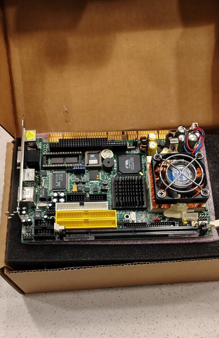s-6251 sbc embedded board Half size PISA socket 370 CRT/ with cpu