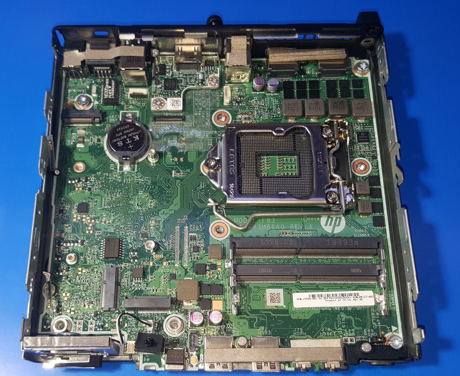 HP EliteDesk 800 G4 Mini HDMI MotherBoard L19394-001, L05127-002 HP EliteDesk 800 G4 Mini HDMI MotherBoard L19394-001, L05127-002