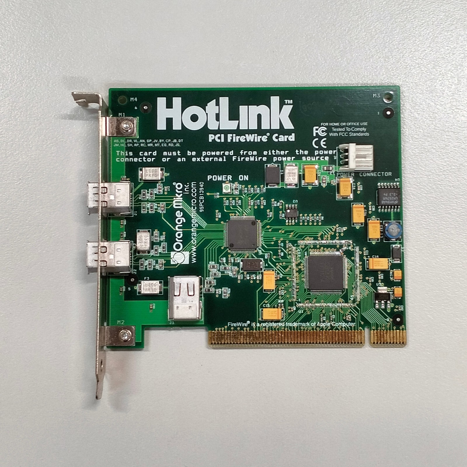 Orange Micro HotLink PCI FireWire Card 3‑Port IEEE1394 — PowerMac G3 Compatible Orange Micro HotLink PCI FireWire Card 3‑Port IEEE1394 — PowerMac G3 Compatible