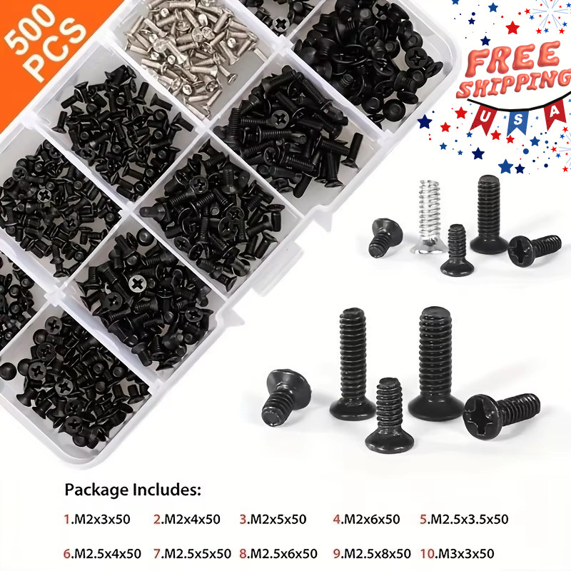500Pcs Laptop Computer Screws Set Kit For HP Dell Lenovo Sony Toshiba SAMSUNG 500Pcs Laptop Computer Screws Set Kit For HP Dell Lenovo Sony Toshiba SAMSUNG