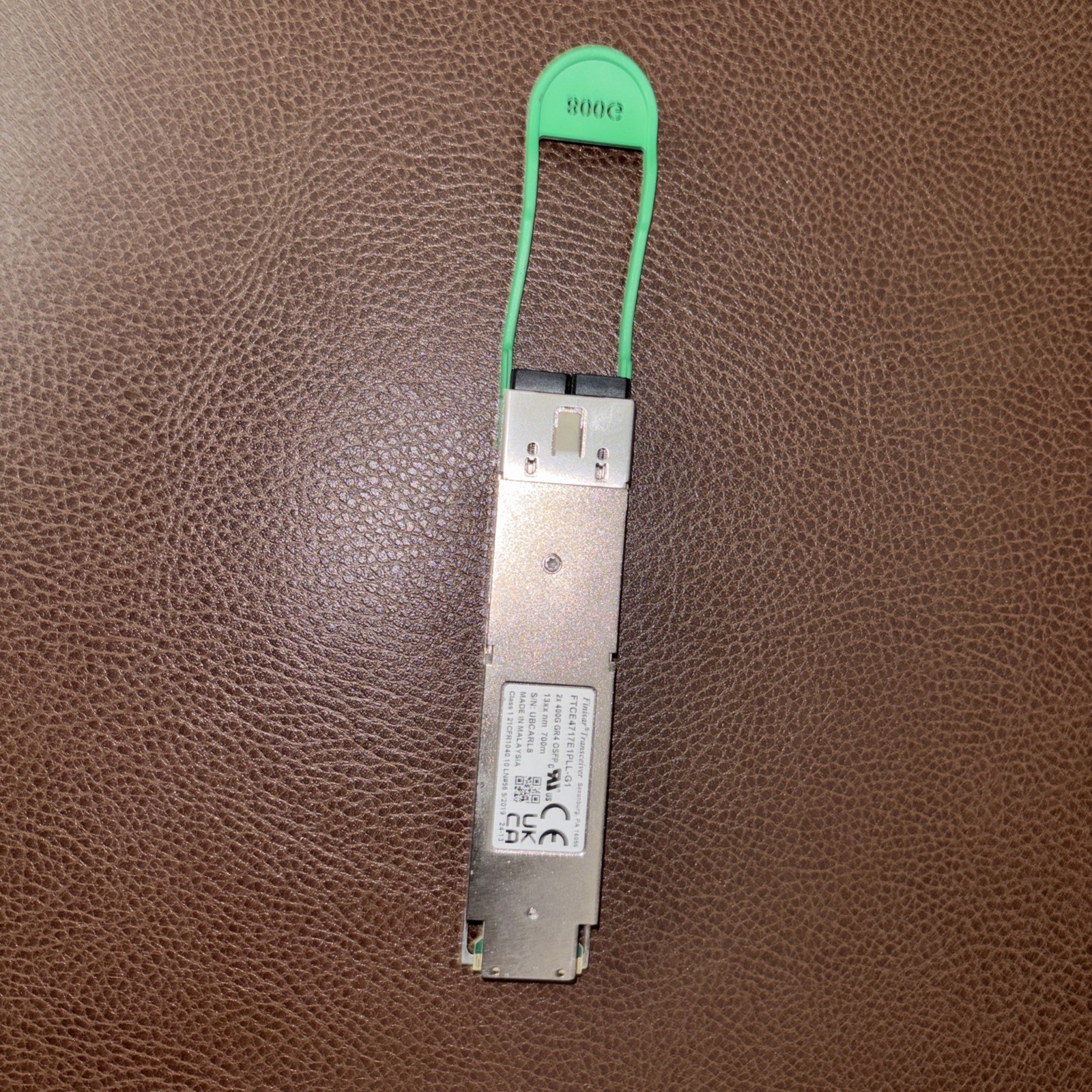 FINISAR FTCE4717E1PLL-G1 Tranceiver 2 x 400G CDGRR4+ OSFP FINISAR FTCE4717E1PLL-G1 Tranceiver 2 x 400G CDGRR4+ OSFP