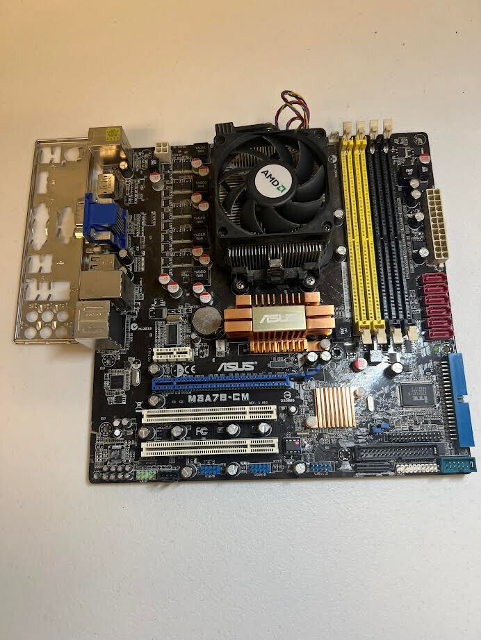 Asus M3A78-CM AM2 Socket AMD Athlon 64 X2 4800 DDR2 mATX #301