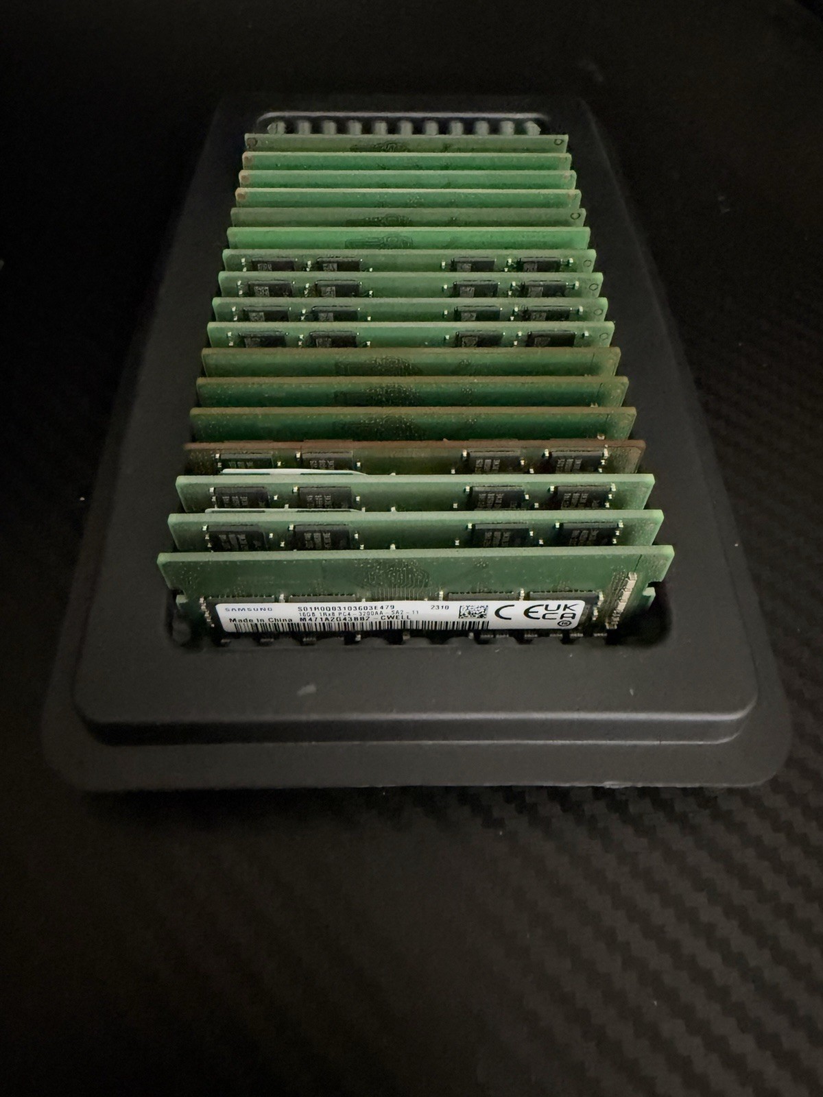 Lot of 17 16GB DDR4 3200 SODIMM Laptop RAM Samsung Hynix Micron 272GB