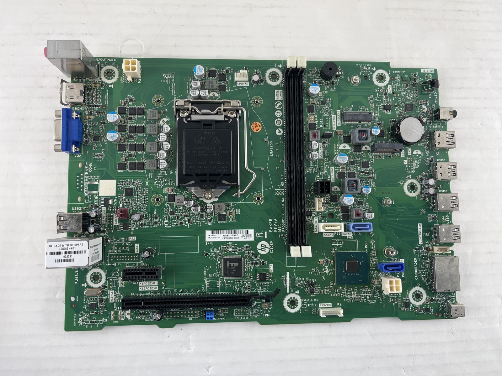 L75365-001 HP TG01 TP01 TE01 BAKER Desktop Motherboard original HP mainboard L75365-001 HP TG01 TP01 TE01 BAKER Desktop Motherboard original HP mainboard