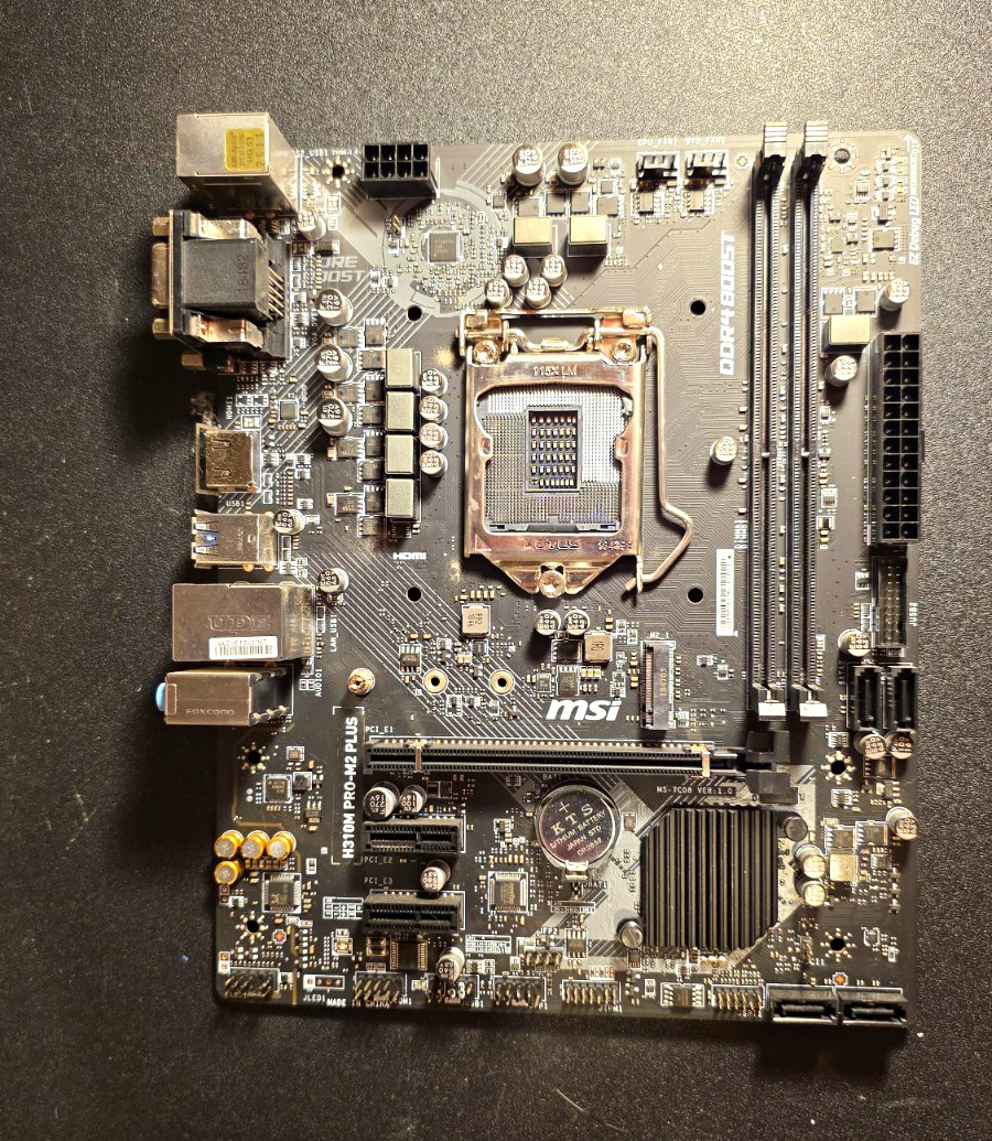 MSI H310M PRO-M2 PLUS Intel LGA1151 MicroATX DDR4 M.2 HDMI VGA MSI H310M PRO-M2 PLUS Intel LGA1151 MicroATX DDR4 M.2 HDMI VGA