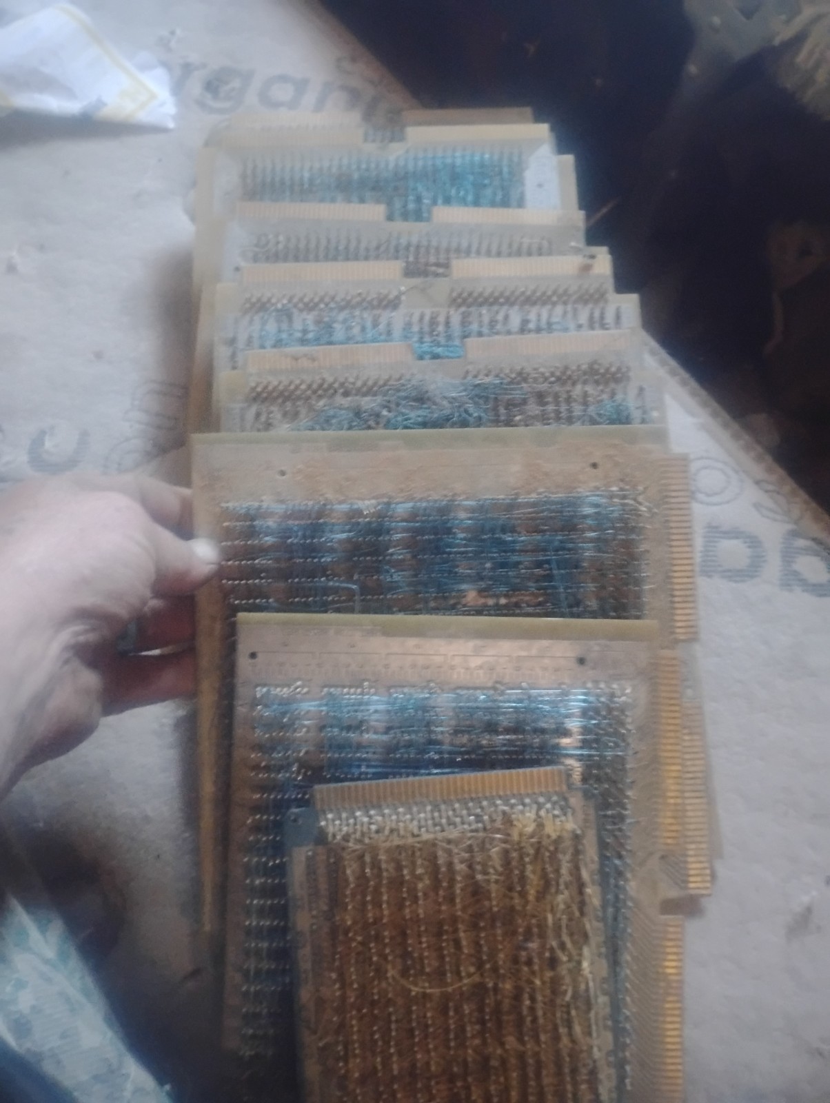 Title:Rare Vintage Magnetic Core Memory Board Plane – Retro Computing Collectibl