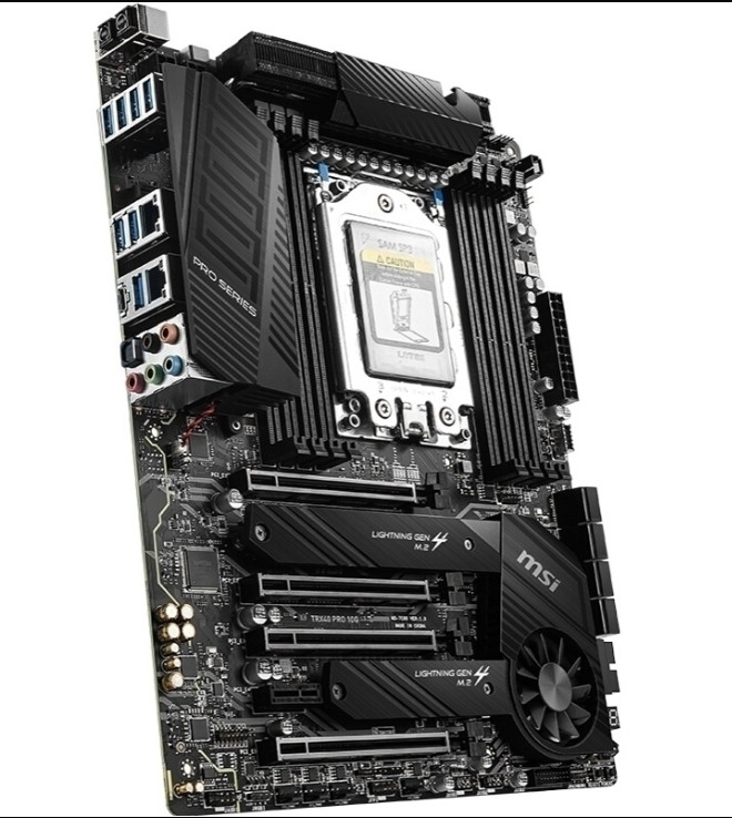 MSI TRX40 PRO 10G Workstation Motherboard sTRX4 for Threadripper 3960X 3970X