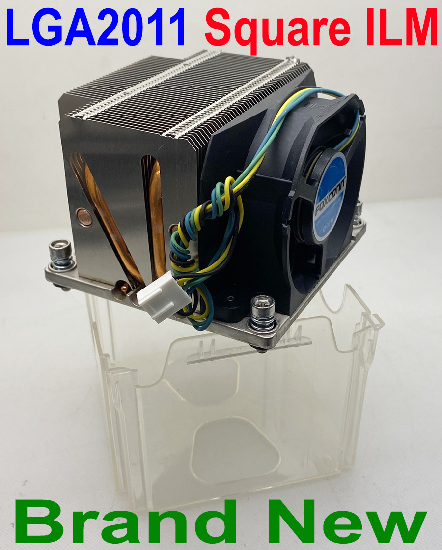 LGA2011-3 LGA2066 2U Cooler TDP 160W, Intel OEM Foxconn Square ILM LGA2011-3 LGA2066 2U Cooler TDP 160W, Intel OEM Foxconn Square ILM