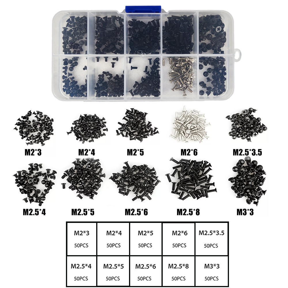 500Pcs Set Laptop Computer Screws Set For HP Dell Lenovo Toshiba SAMSUNG Sony 500Pcs Set Laptop Computer Screws Set For HP Dell Lenovo Toshiba SAMSUNG Sony