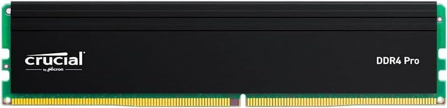 Crucial Pro CP32G4DFRA32A DDR4 32GB (1x32GB) UDIMM Desktop Memory 3200MHz CL22 Crucial Pro CP32G4DFRA32A DDR4 32GB (1x32GB) UDIMM Desktop Memory 3200MHz CL22