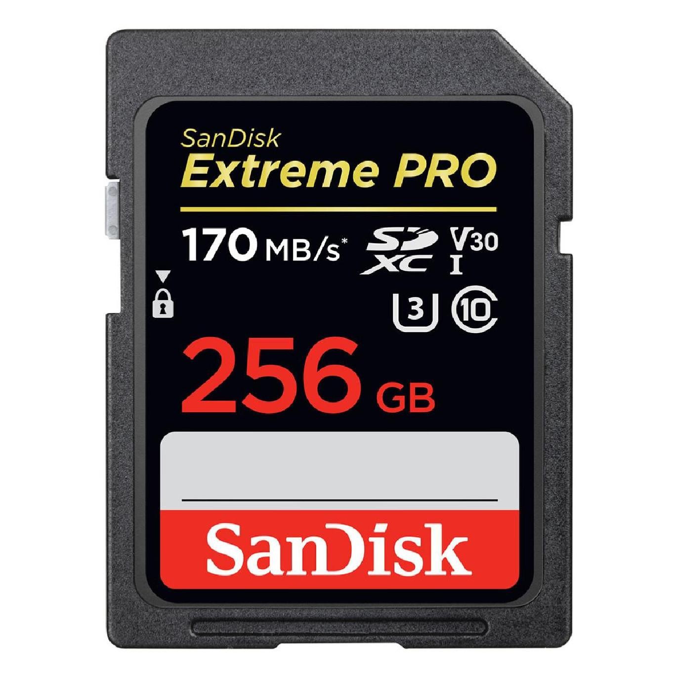 Sandisk Extreme Pro Sdhc And Sdxc Uhs-i Memory Card - 256gb - Excellent Sandisk Extreme Pro Sdhc And Sdxc Uhs-i Memory Card - 256gb - Excellent
