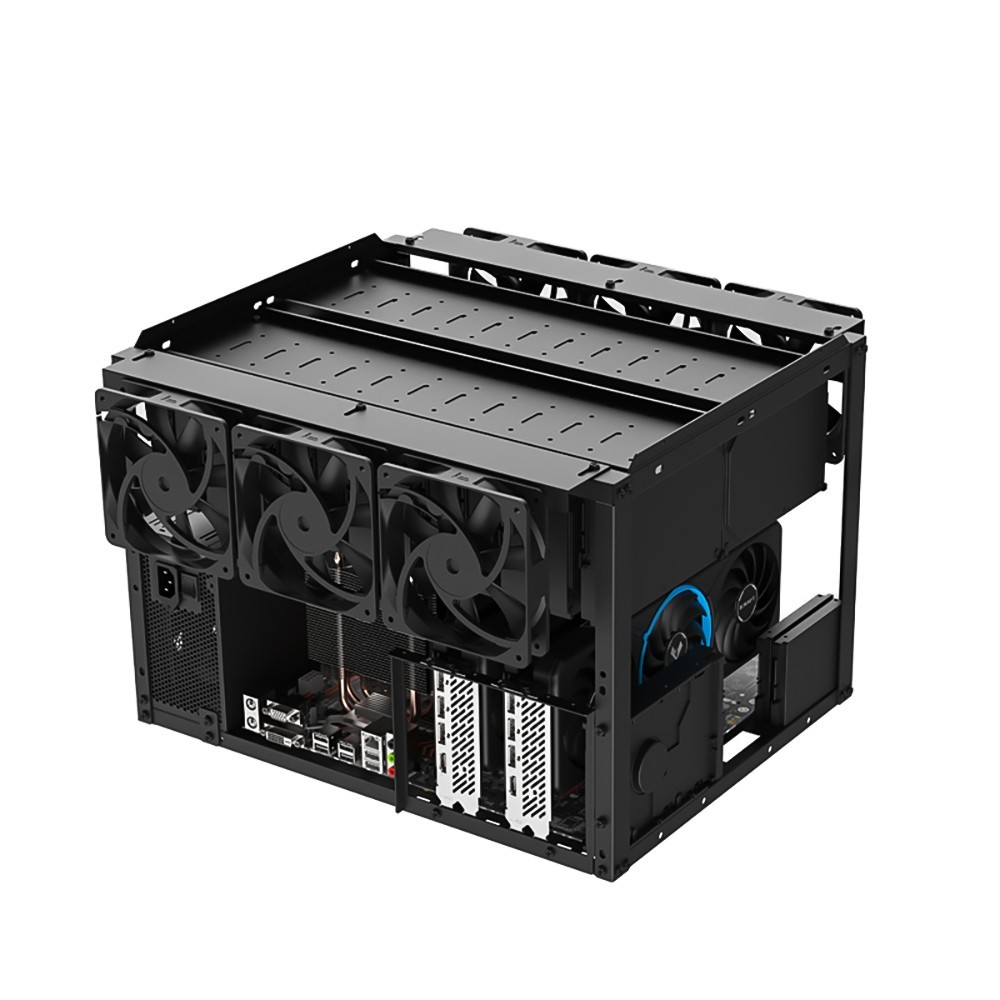 24+4 HDD Open Air PC Case DIY Test Bench Frame with 3.5 Inch Hard Drive Holders 24+4 HDD Open Air PC Case DIY Test Bench Frame with 3.5 Inch Hard Drive Holders