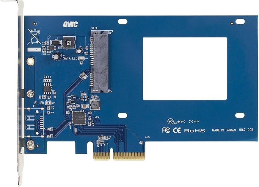 Accelsior S PCIe Adapter for 2.5-inch SATA 6G Expansion Card Compatible with Mac Accelsior S PCIe Adapter for 2.5-inch SATA 6G Expansion Card Compatible with Mac