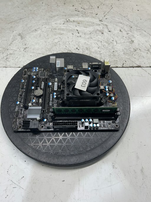 MSi A68HM-E33 AMD A4-6300 3.7GHz 8GB Ram No I/O Shield MSi A68HM-E33 AMD A4-6300 3.7GHz 8GB Ram No I/O Shield