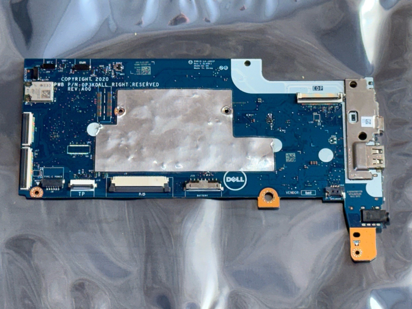 OEM DELL Chromebook 3100 2 IN 1 32GB N4020 Motherboard 1DB WFCAM 0GC35 00GC35 OEM DELL Chromebook 3100 2 IN 1 32GB N4020 Motherboard 1DB WFCAM 0GC35 00GC35