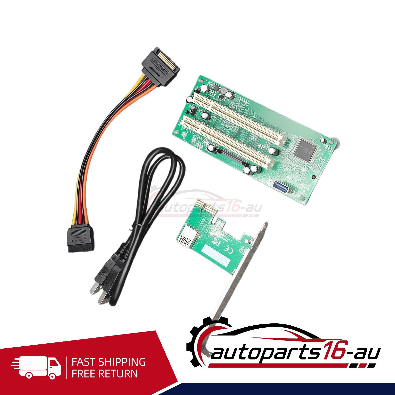 PCI-Express PCI-e to PCI Adapter Card PCIe to Dual Pci Slot Expansion Card