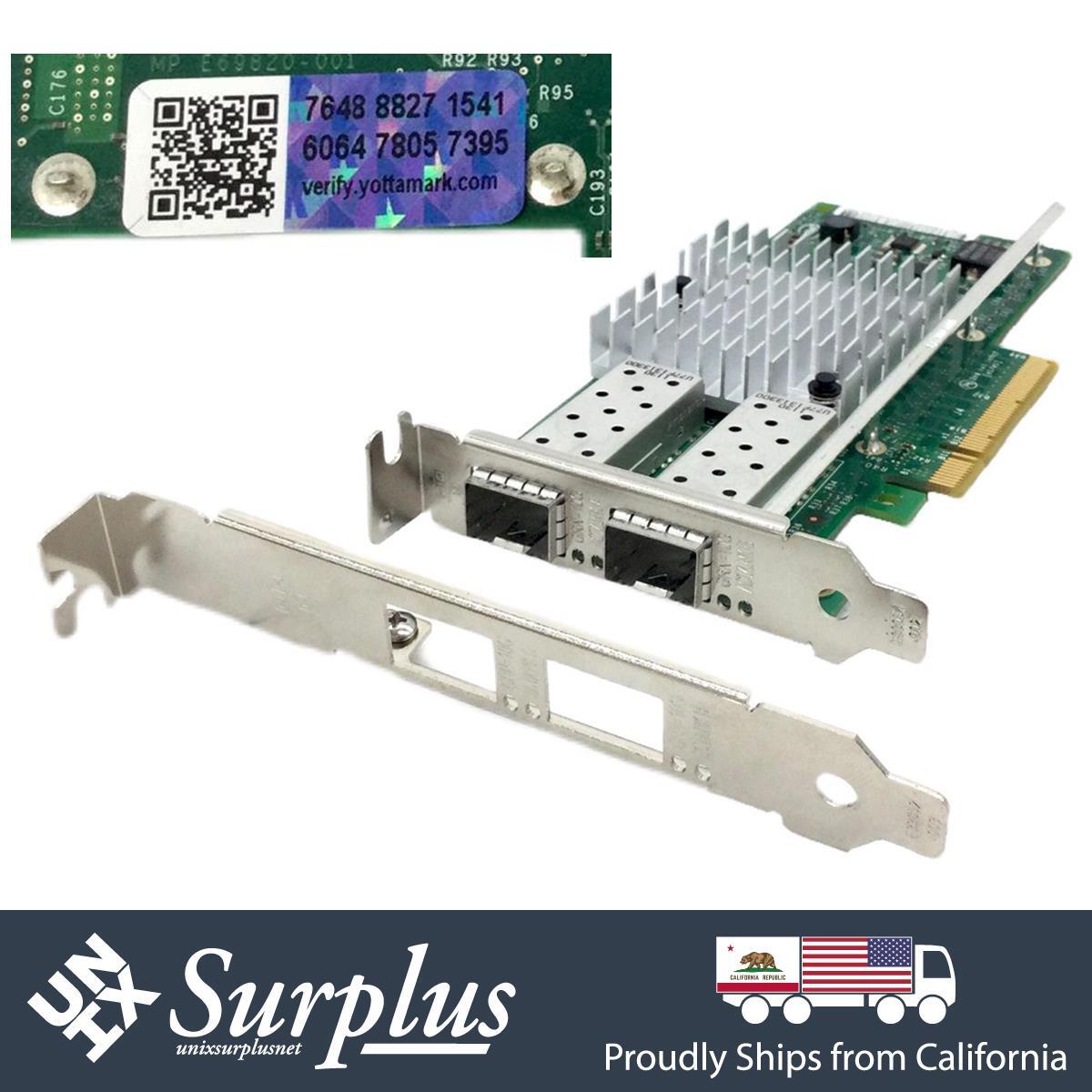 Lifetime Warranty X520-DA2 Intel 10GB SFP+ Dual Port + 2x 10G Optics 2x 2M Cable Lifetime Warranty X520-DA2 Intel 10GB SFP+ Dual Port + 2x 10G Optics 2x 2M Cable