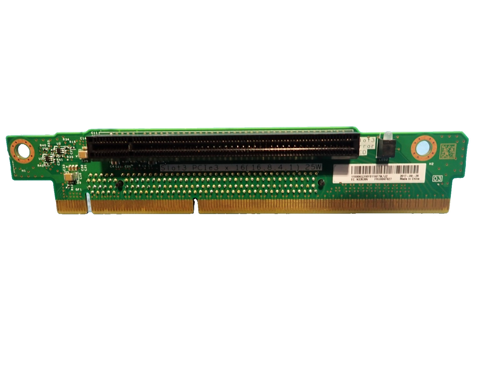 IBM 00KF627 SLOT 2 PCIe3x 16 PCIe Express Riser2 Internal Server Riser Expansion IBM 00KF627 SLOT 2 PCIe3x 16 PCIe Express Riser2 Internal Server Riser Expansion