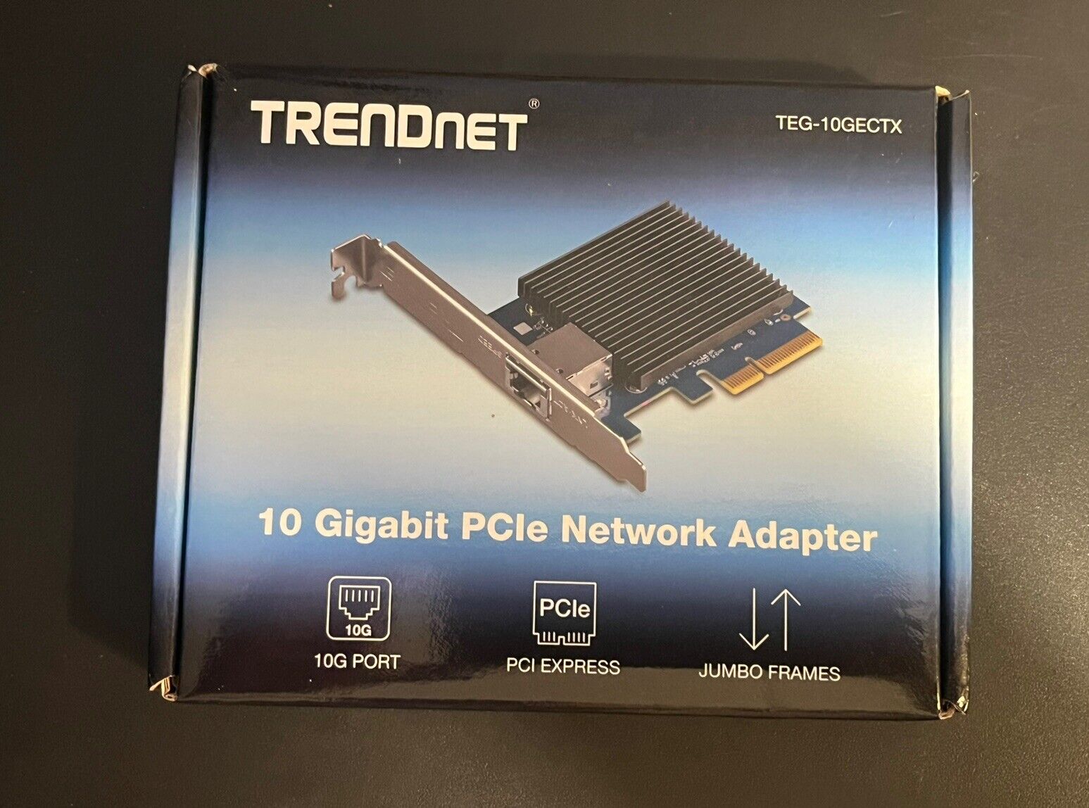 TRENDnet TEG-10GECTX10 Gigabit PCIe Netzwerkadapter, Unterstützt 802.1Q VLAN, St