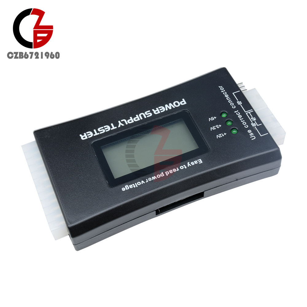 LCD COMPUTER PC POWER SUPPLY TESTER 20/24 4/6/8 PIN FOR SATA IDE HDD ATX ITX BTX LCD COMPUTER PC POWER SUPPLY TESTER 20/24 4/6/8 PIN FOR SATA IDE HDD ATX ITX BTX