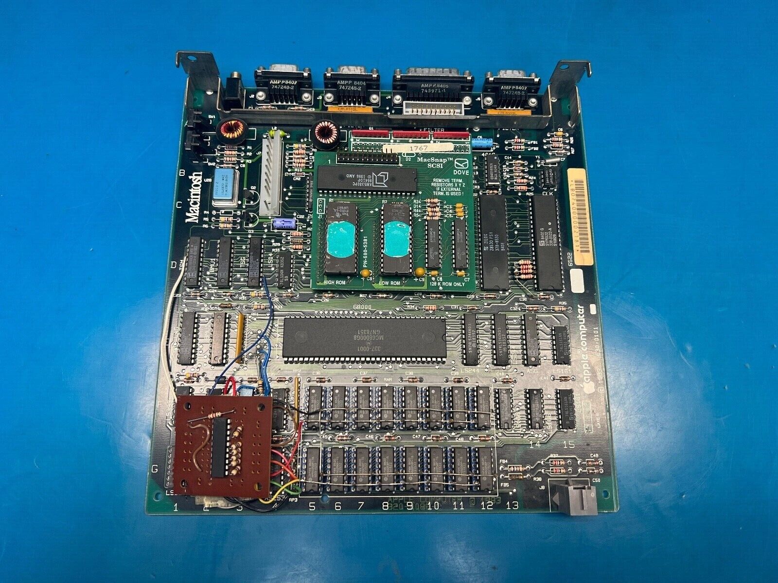 Apple Macintosh 128K M0001 Logic Board Modified 1987