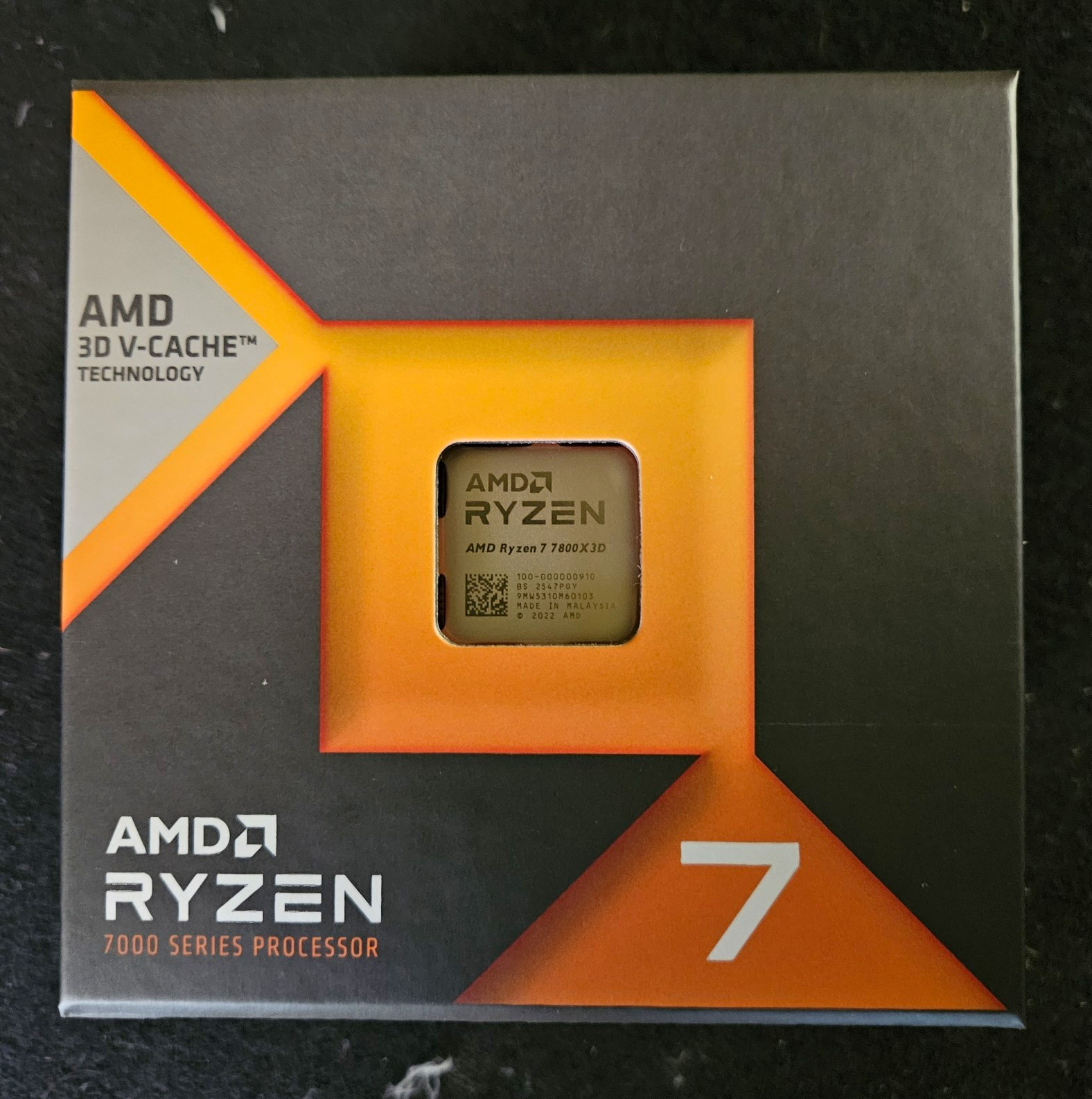 BRAND NEW SEALED AMD Ryzen 7 7800X3D 8-Core Socket AM5 3D V-Cache 4.2GHz 96MB L3