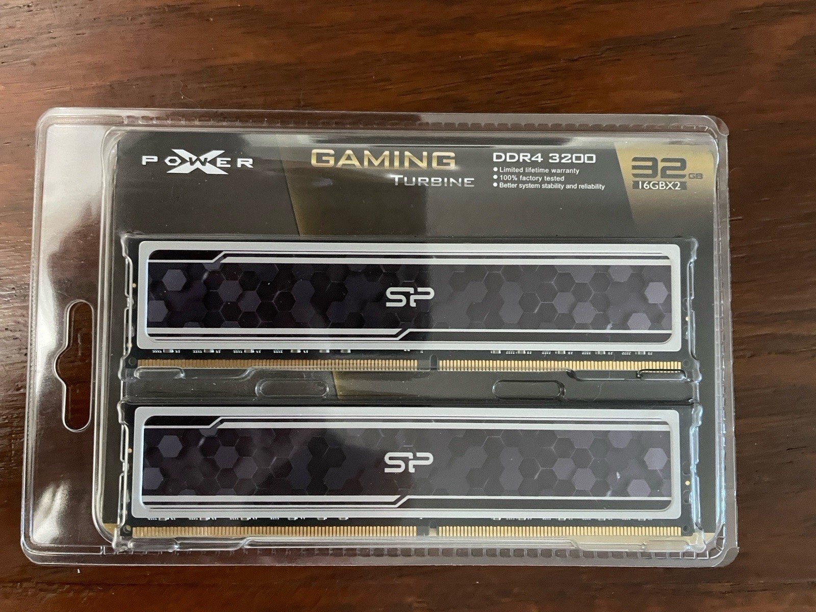 Silicon Power XPOWER Turbine 32GB (2x16GB) DDR4-3200 PC4-25600 UDIMM XMP