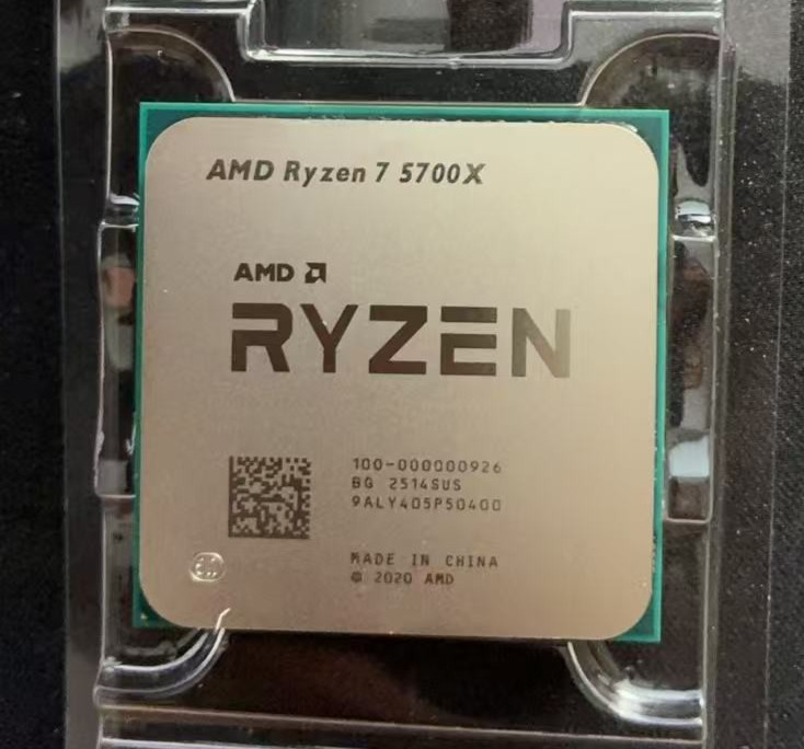 (New) AMD Ryzen 7 5700X 8 Core 16 Thread AM4 Unlocked 3.4 GHz CPU OEM Tray FedEx (New) AMD Ryzen 7 5700X 8 Core 16 Thread AM4 Unlocked 3.4 GHz CPU OEM Tray FedEx
