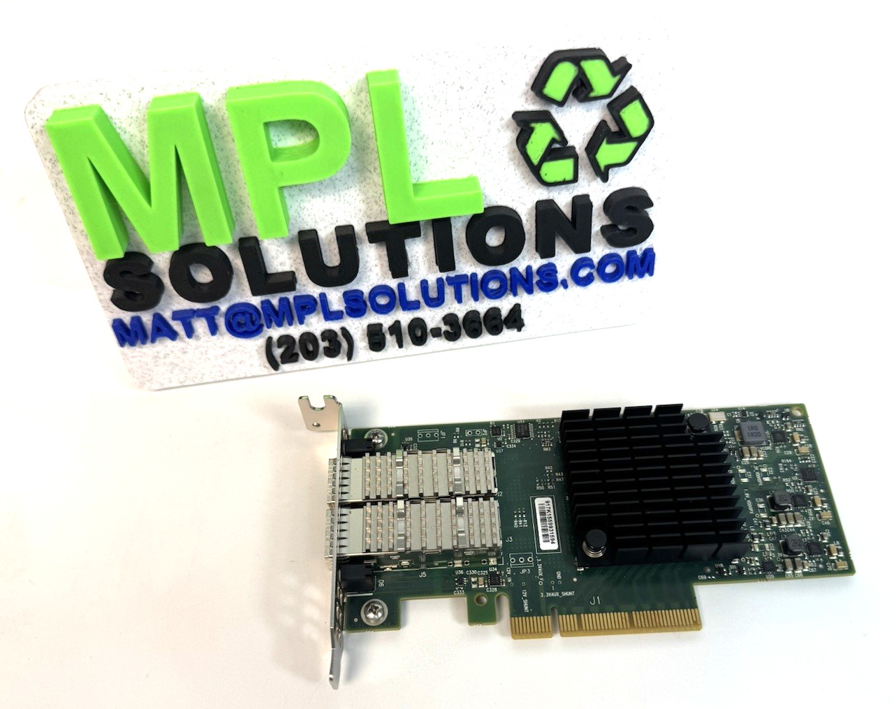 20NJD Dell Mellanox CX4121C 2 Port 25GB Network Adapter Half Height No SFP