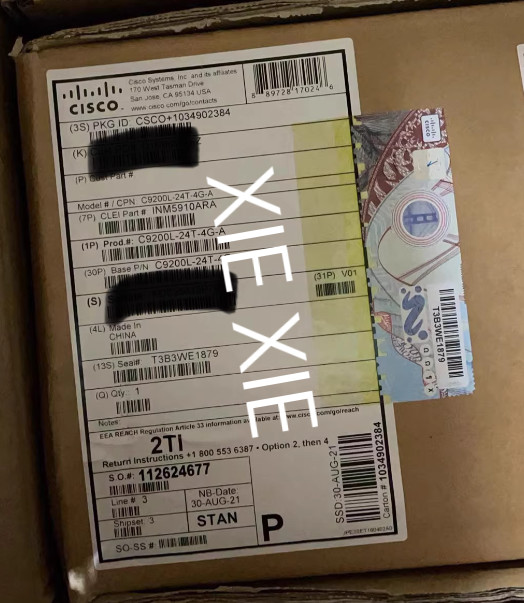 1PCS New CISCO C9200L-24T-4G-A Switch shipping Via Fedex or DHL 1PCS New CISCO C9200L-24T-4G-A Switch shipping Via Fedex or DHL