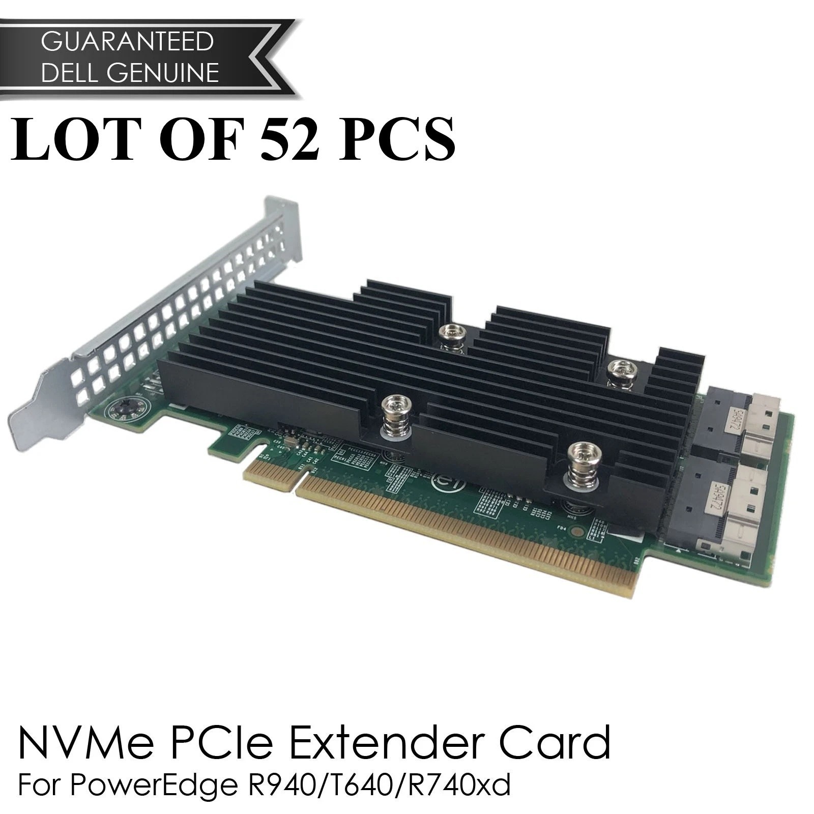 Lot of 52 Dell CDC7W 235NK 4x NVMe Drive Expander Card High Profile Lot of 52 Dell CDC7W 235NK 4x NVMe Drive Expander Card High Profile