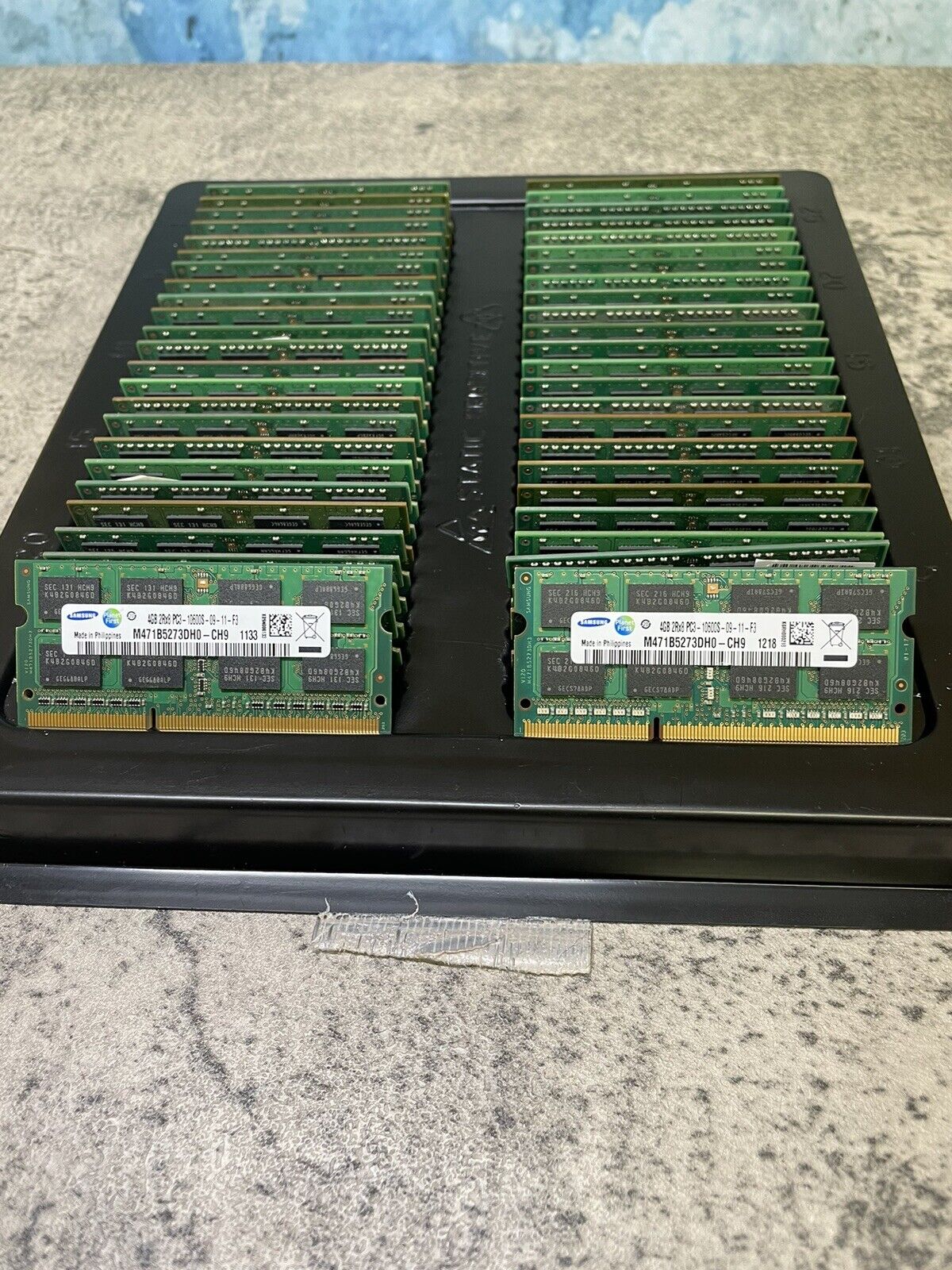 SAMSUNG 4Gb 2Rx8 DDR3 PC3-10600S LAPTOP SODIMM RAM MEMORY M471B5273DH0-CH9