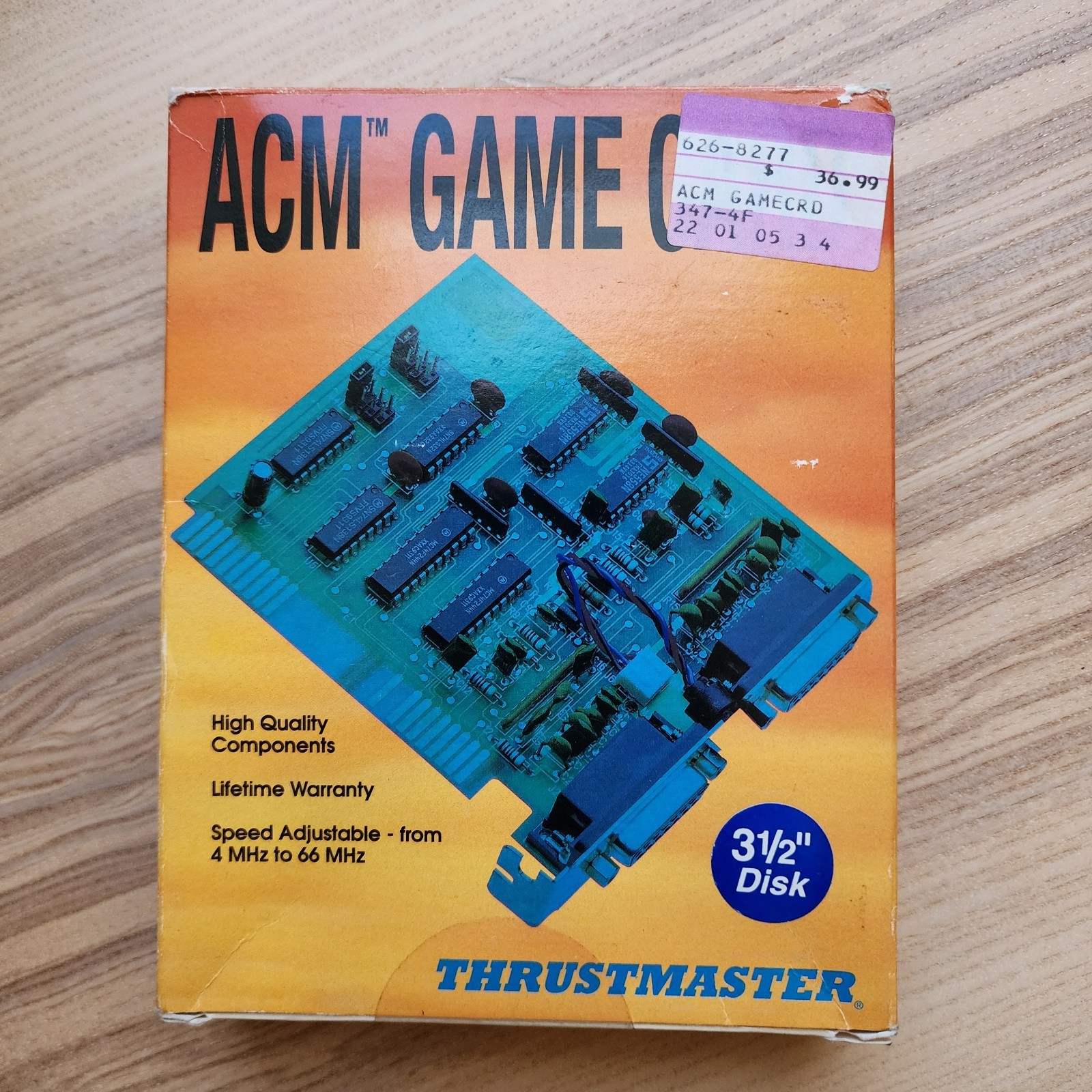 VTG Thrustmaster ACM Game Card IBM Windows 95 Thrustware Plug & Play - READ VTG Thrustmaster ACM Game Card IBM Windows 95 Thrustware Plug & Play - READ