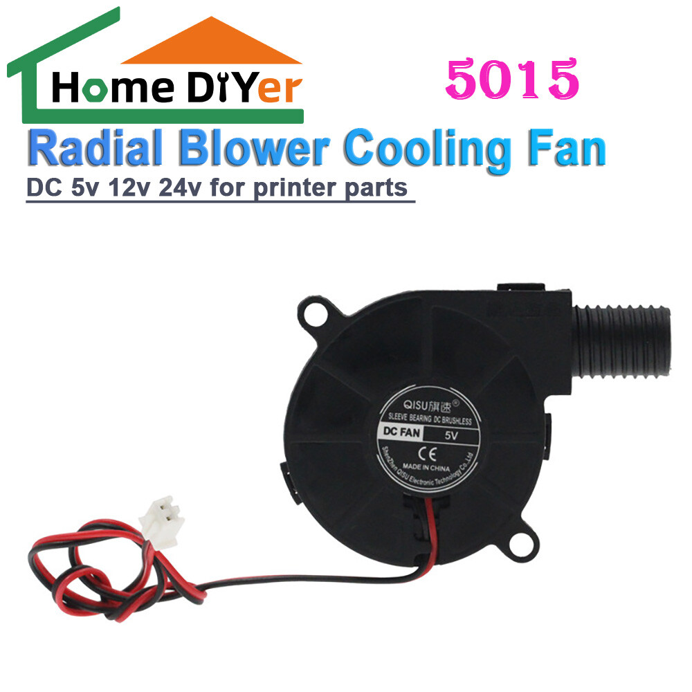 Silent 5015 Radial Blower Cooling Fan DC 5v 12v 24v for printer parts Silent 5015 Radial Blower Cooling Fan DC 5v 12v 24v for printer parts